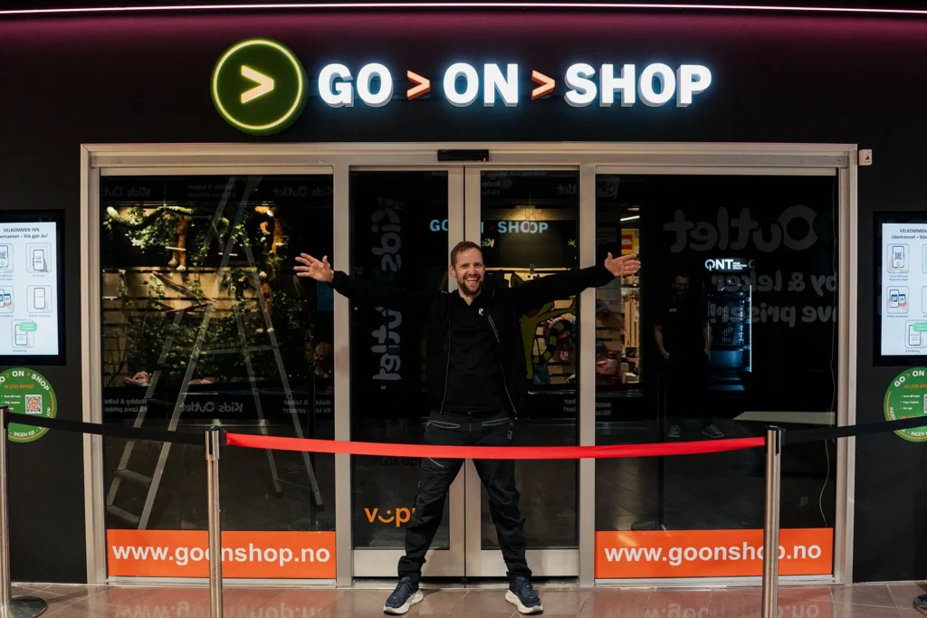 Svein Ole Maldal i Go On Shop på Thon Senter Sandnes.